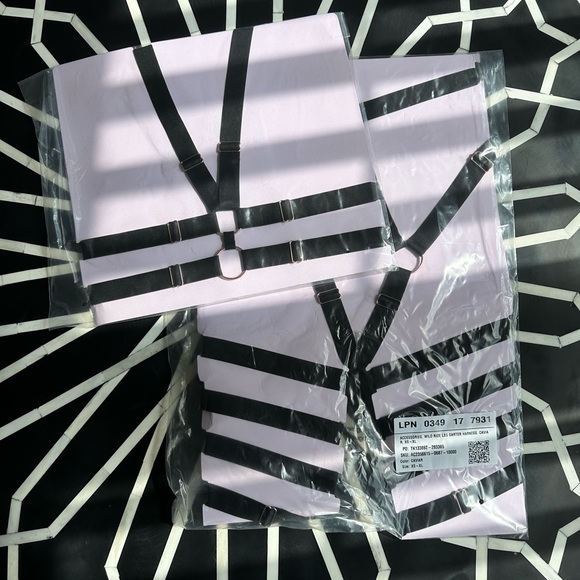 Savage X Fenty Black Caviar Wild rRide Chest & Leg Harness - Picture 11 of 13